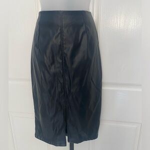 Ramisu Black Faux Skirt L